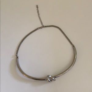 Silver “Knot” Necklace